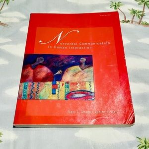 Book Nonverbal Communication in Human Interaction Mark Knapp Judith Hall 6th Ed